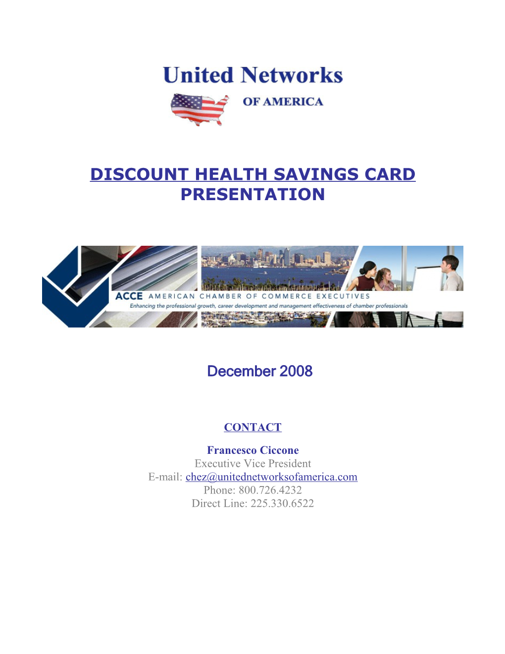 Discount Health Savings Card