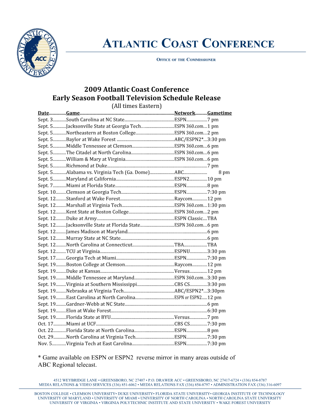 2008 Atlantic Coast Conference