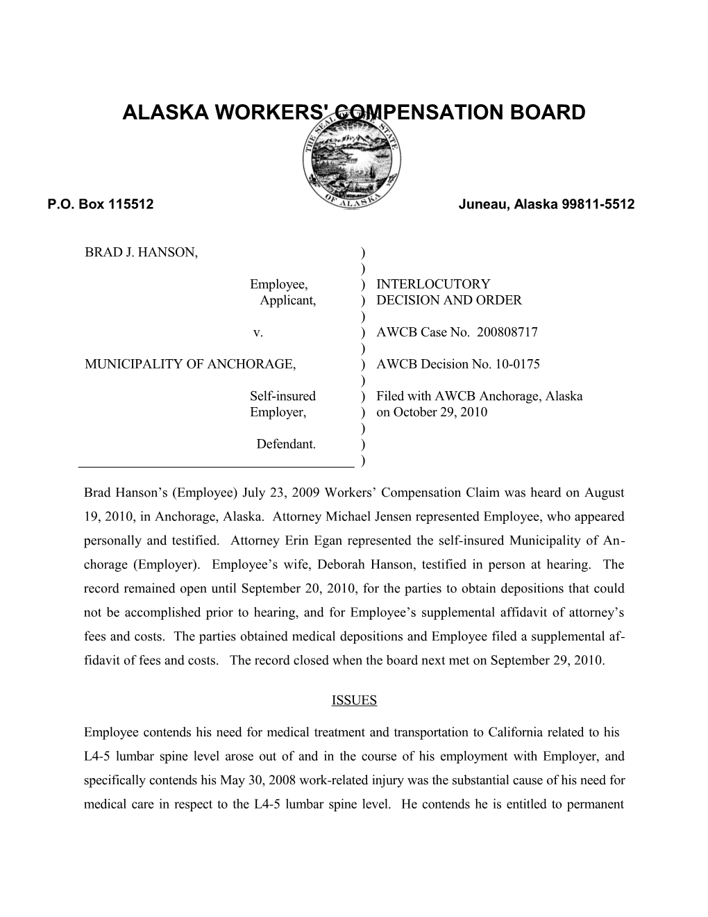 Alaska Workers' Compensation Board s27