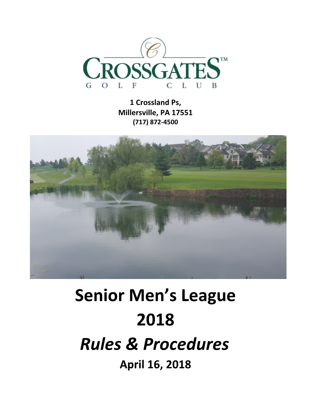 Crossgates Senior Men S League
