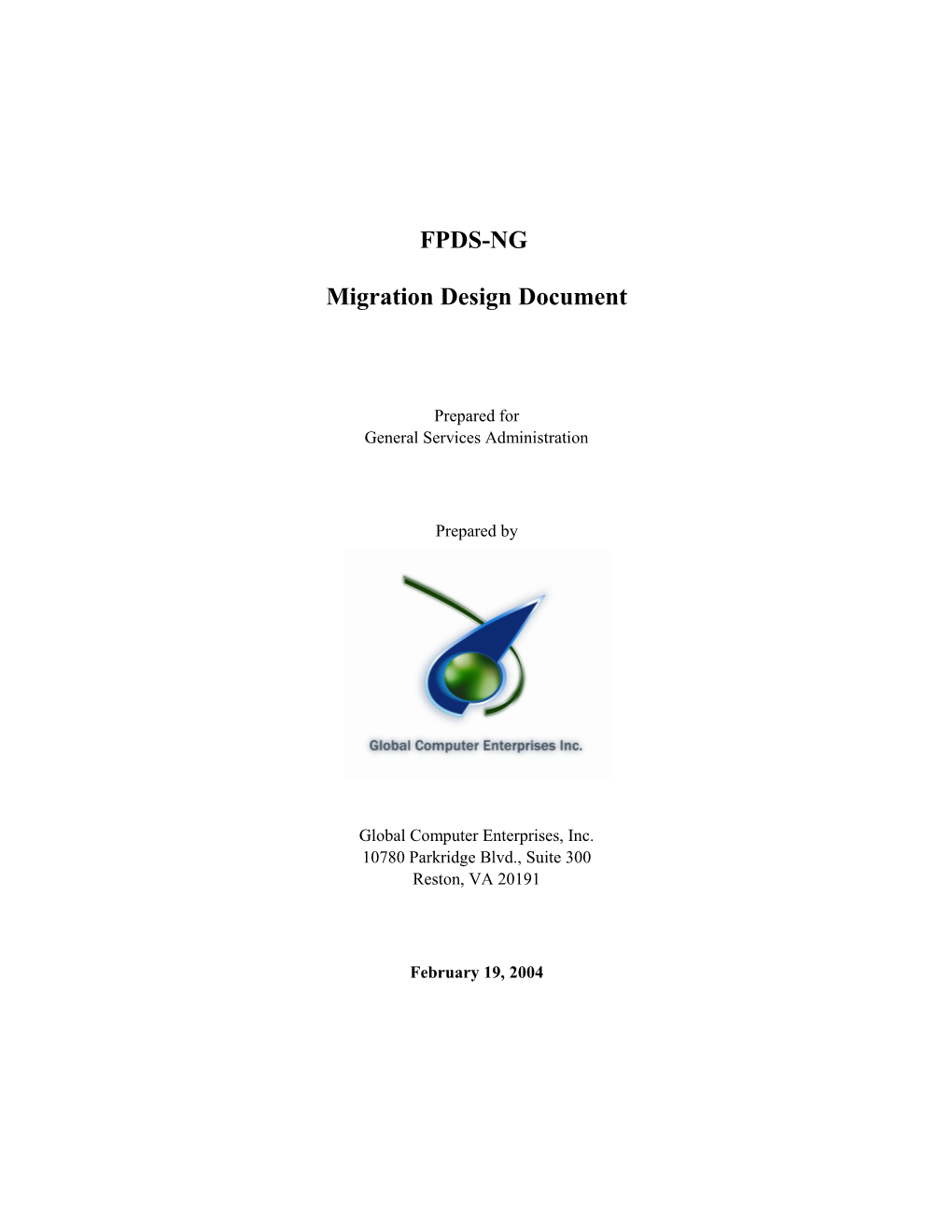 FPDS Migration Design Document