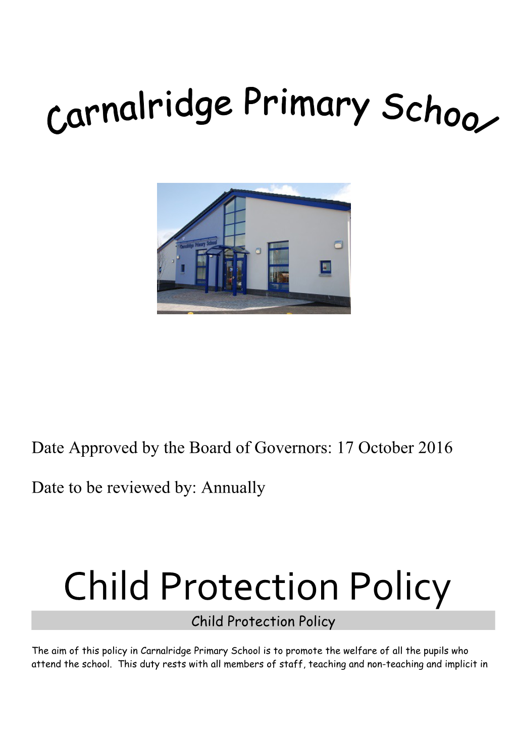 Carnalridge Primary School