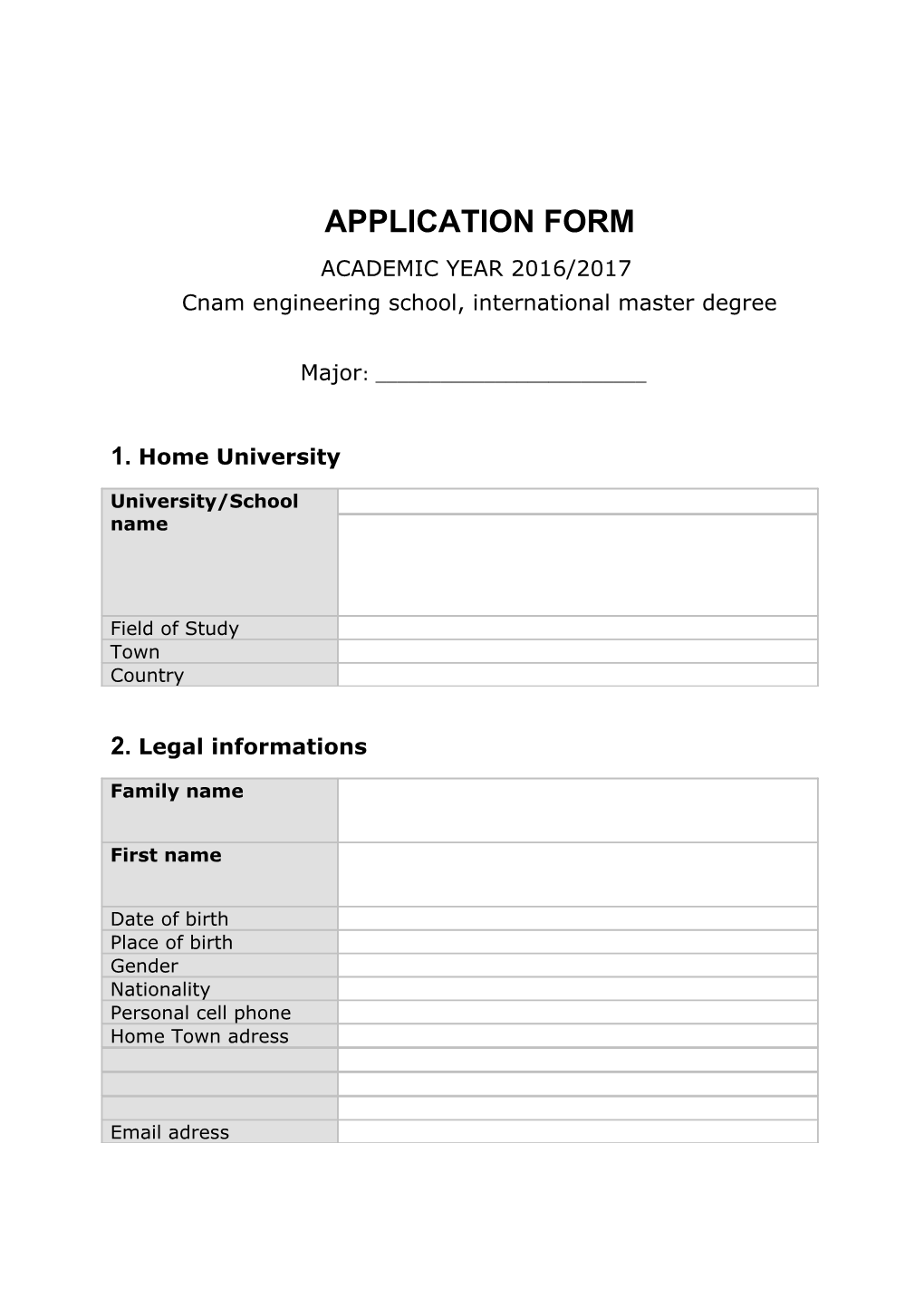 Application Form s49