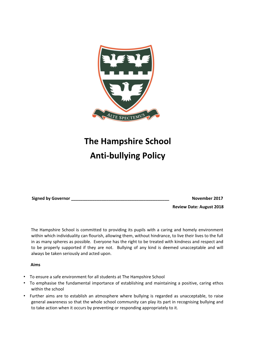 The Hampshire School