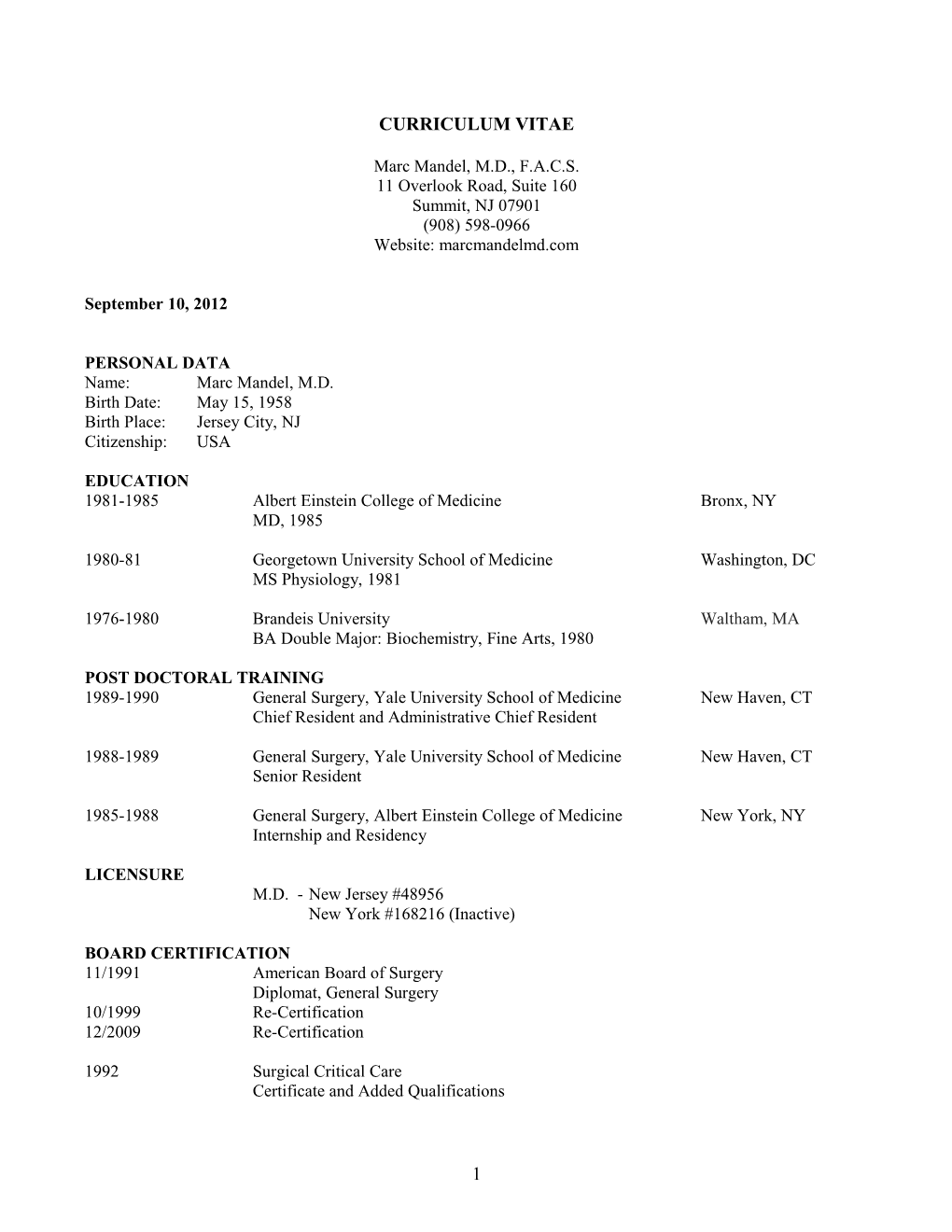 Curriculum Vitae s140