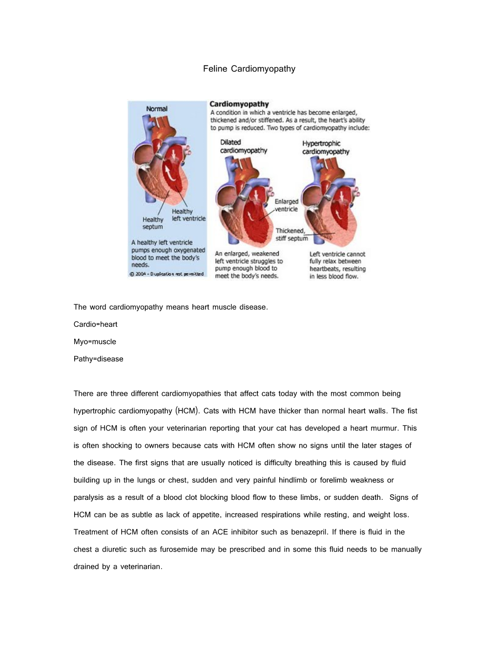 The Word Cardiomyopathy Means Heart Muscle Disease