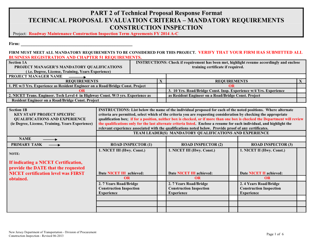 PART 4 of EOI Response Format