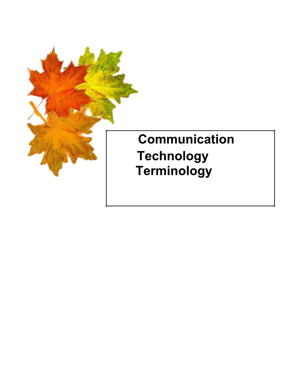 Basic Information Technology Terminology Part 1 6
