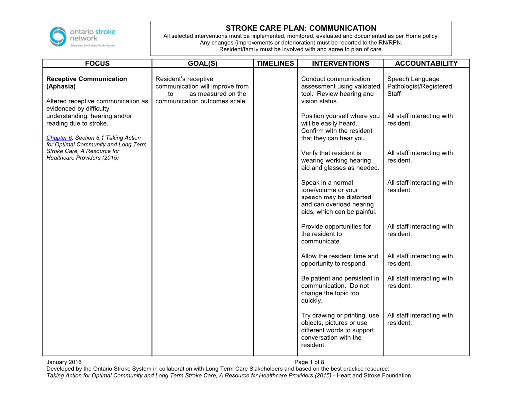 BP Blogger Newsletter - June 2007 Best Practice in LTC Initiative Volume 5 Issue 1 Jan/Feb 2010