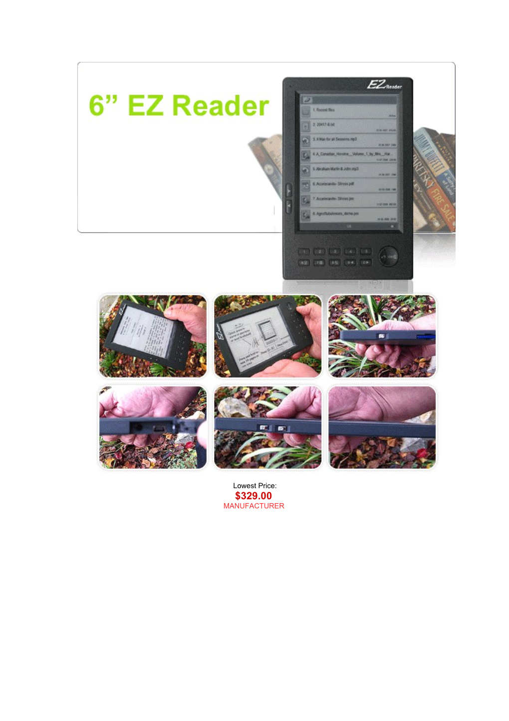 New EZ Reader, Distributed by Astak, Inc