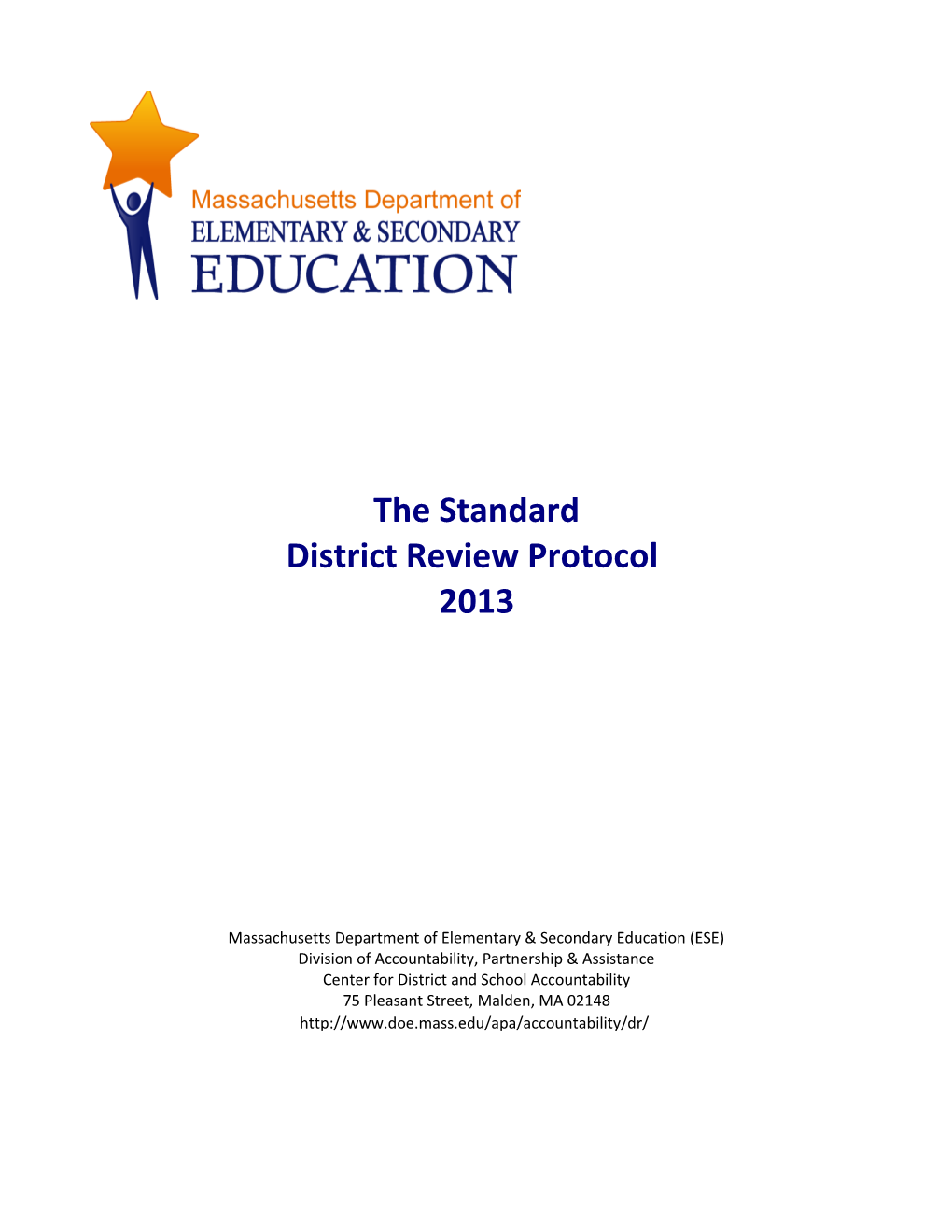 District Review Protocol 2013
