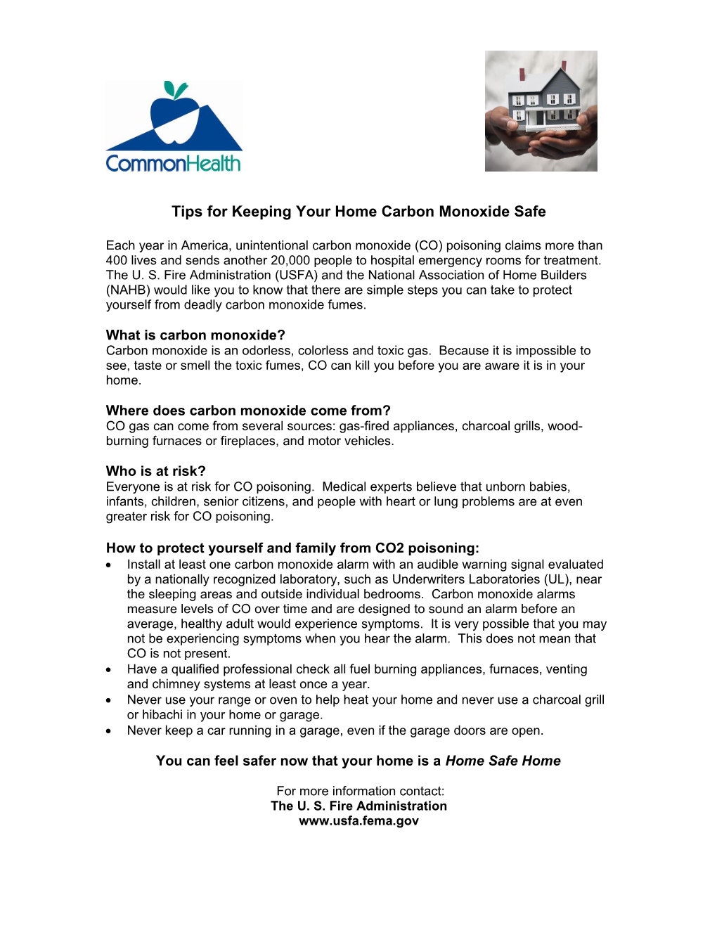 Tips for Keeping Your Home Carbon Monoxide Safe