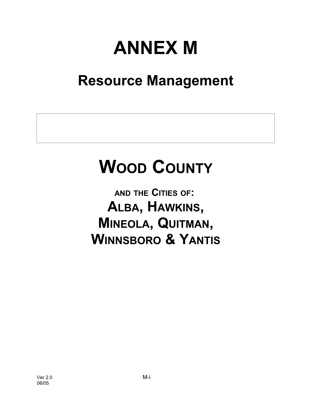 Resource Management