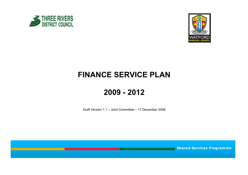 Finance Service Plan