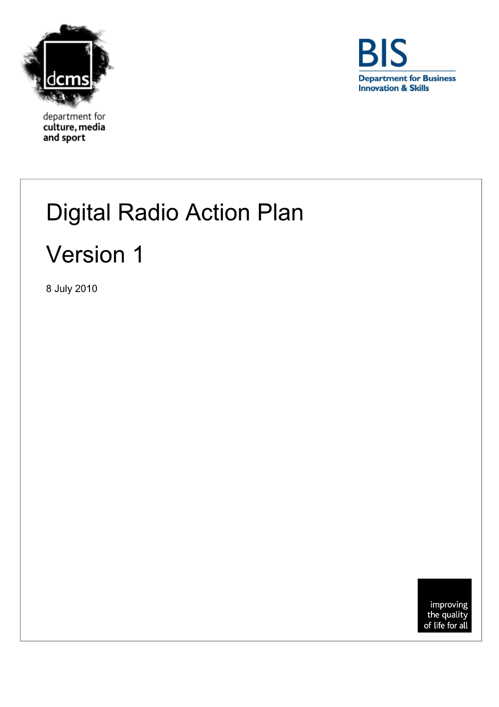 Digital Radio Action Plan