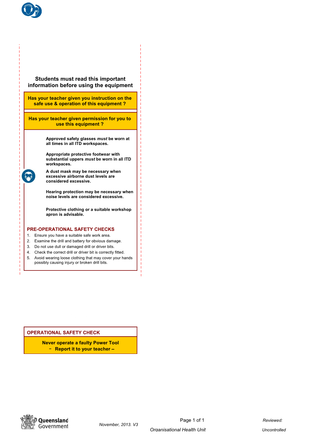 DETE - Safe Operating Procedure s1