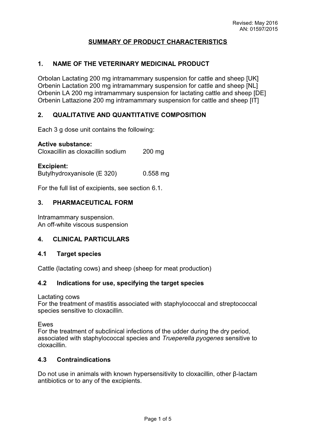 1. Name of the Veterinary Medicinal Product s7