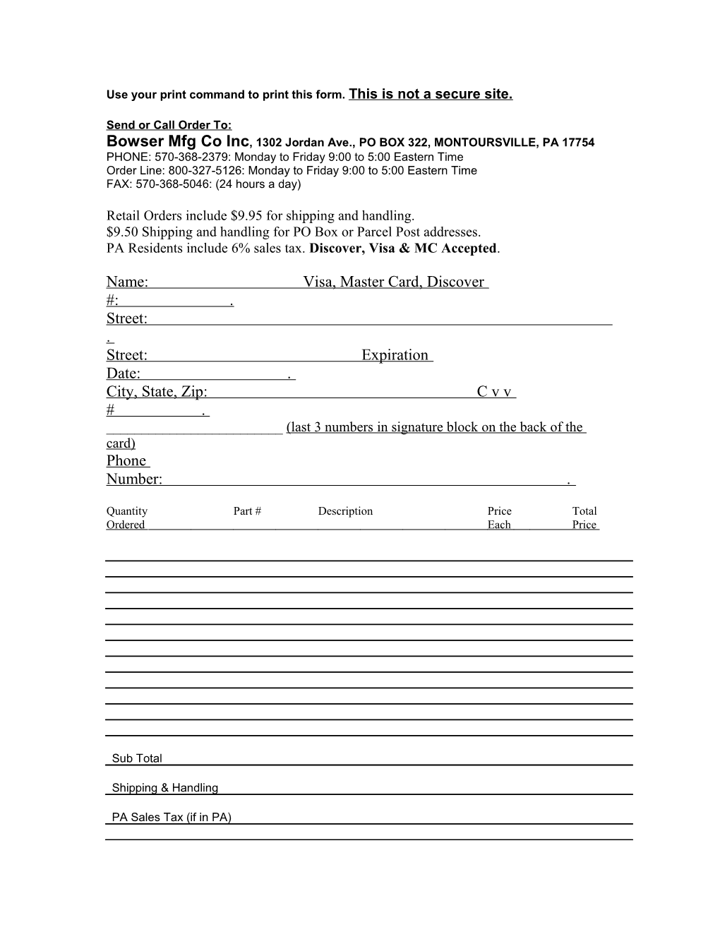 Use Your Print Command to Print This Form
