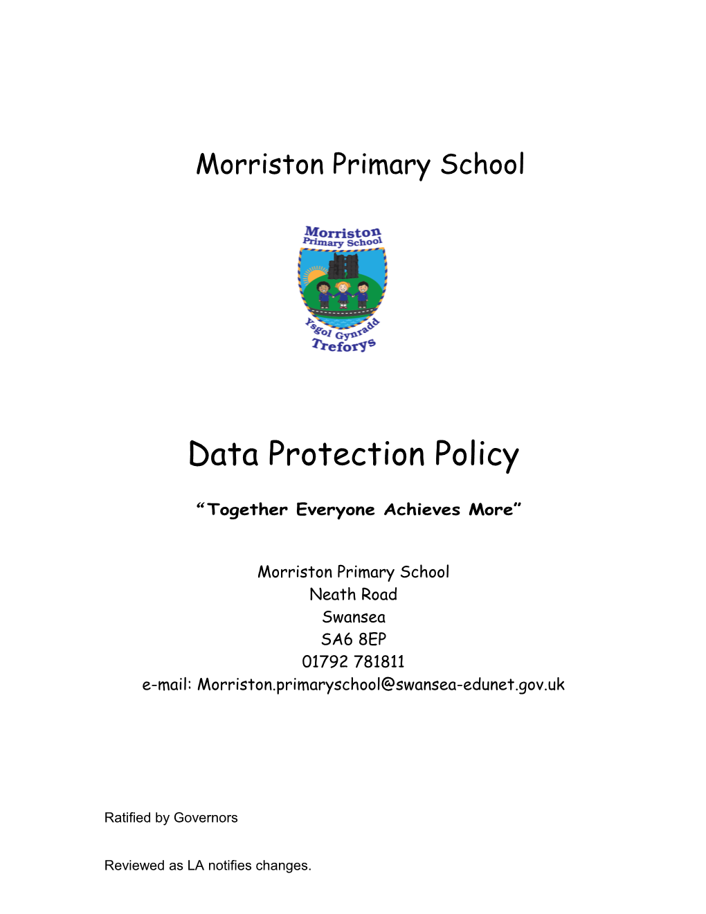 Data Protection Policy (LEA)