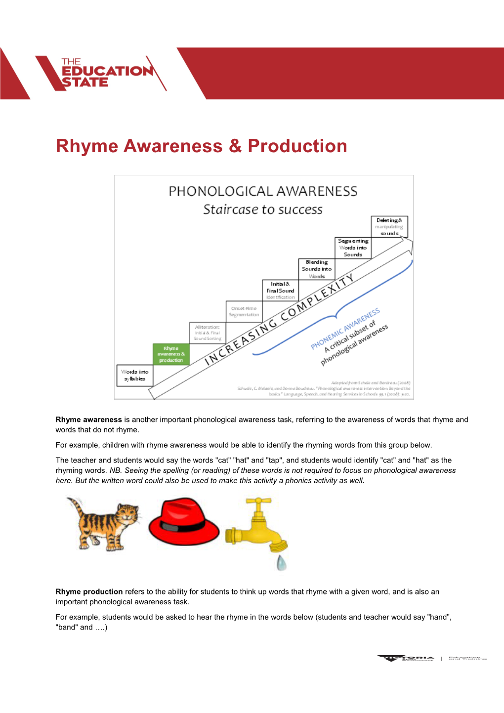 Rhyme Awareness & Production