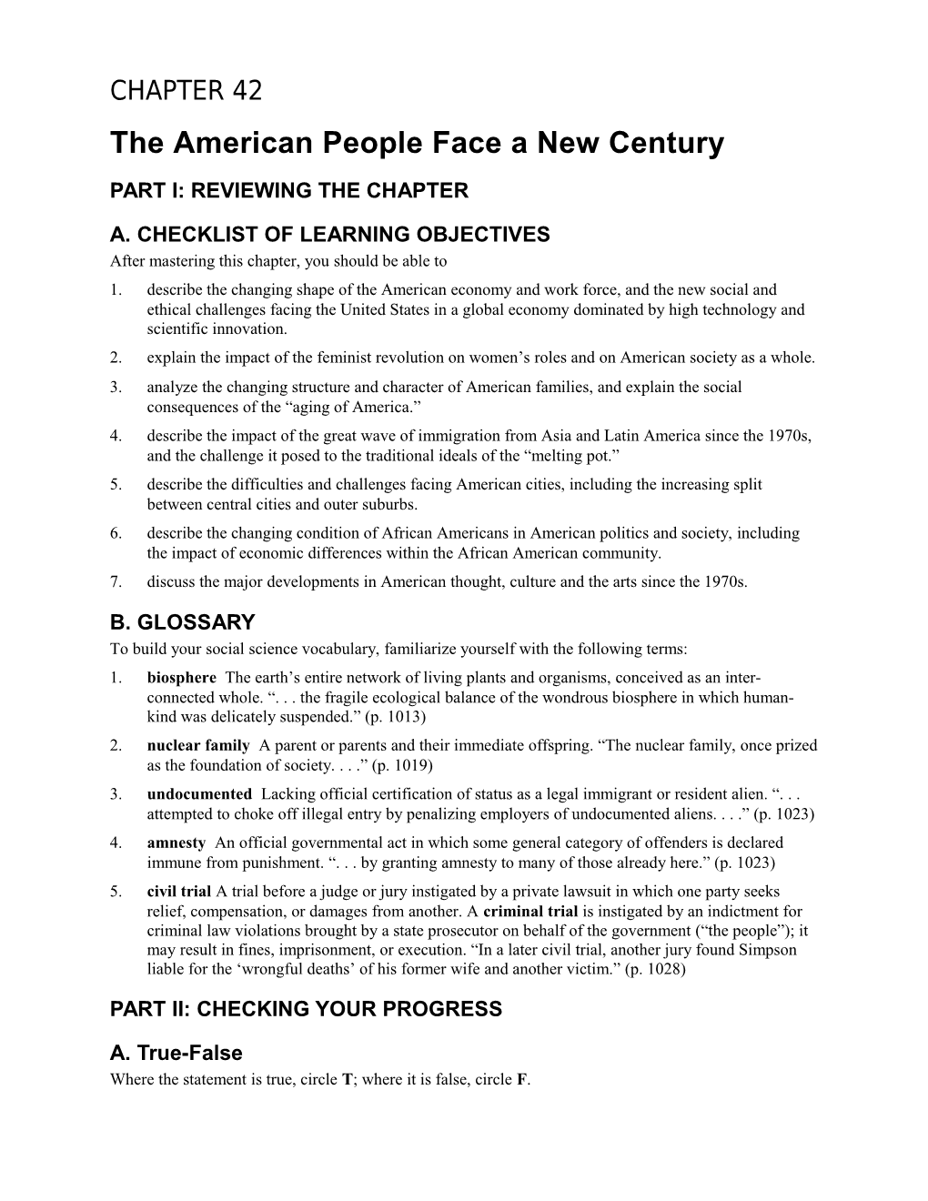 The American People Face a New Century s1