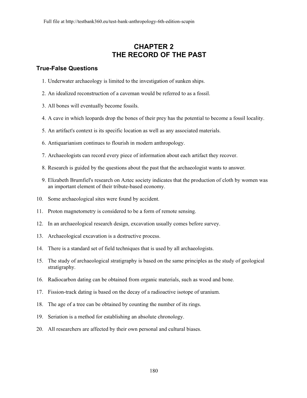 Chapter 2The Record of the Past