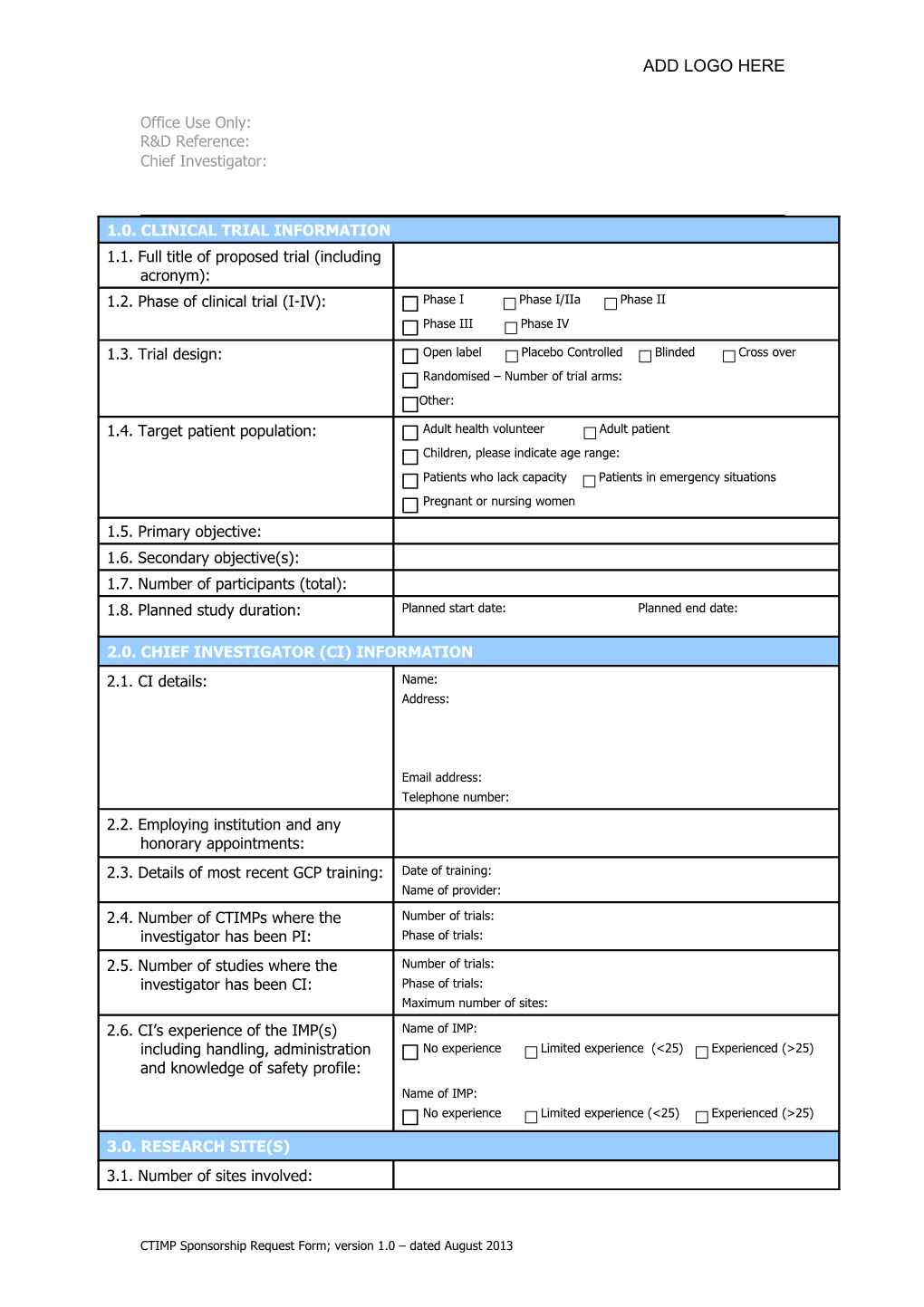 Please Attach a Copy of Your CV and a Copy of the Draft Protocol/Proposal