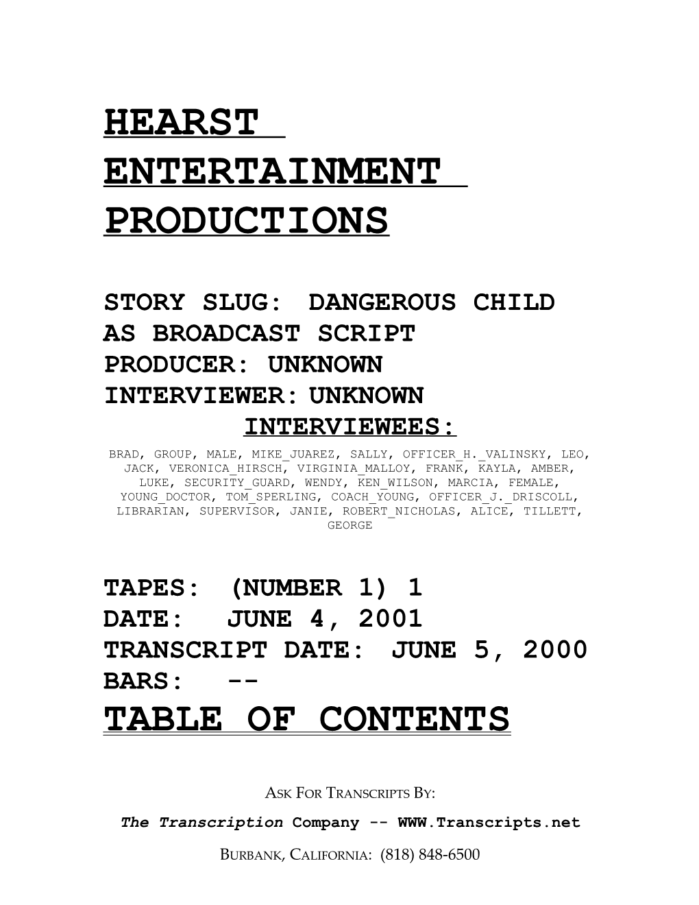 Hearst Entertainment Productions