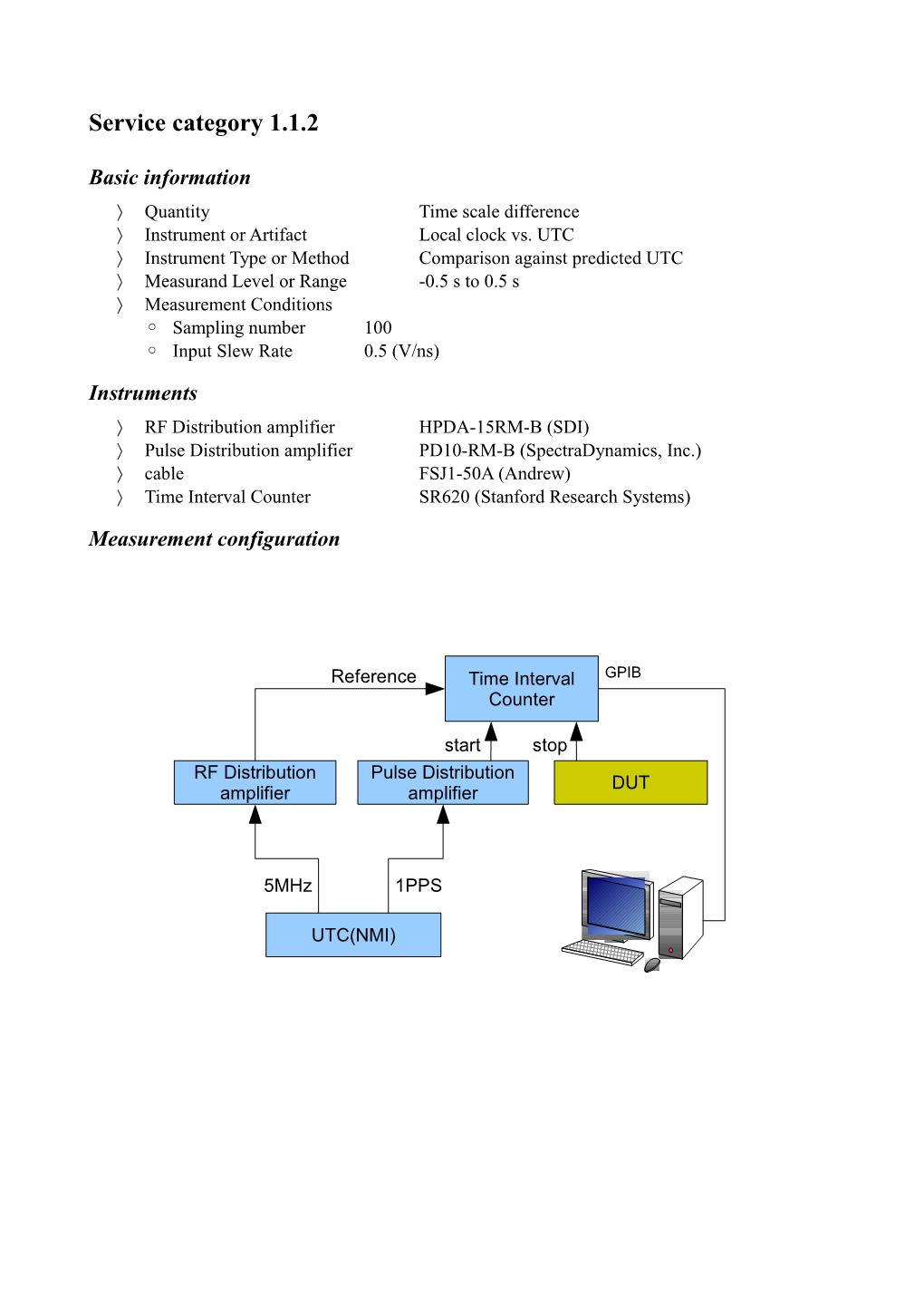 Service Category 1.1.2