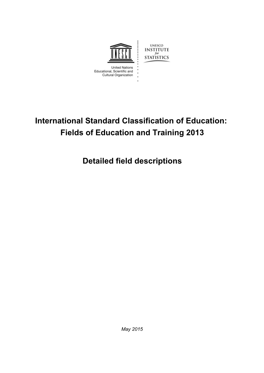 International Standard Classification of Education