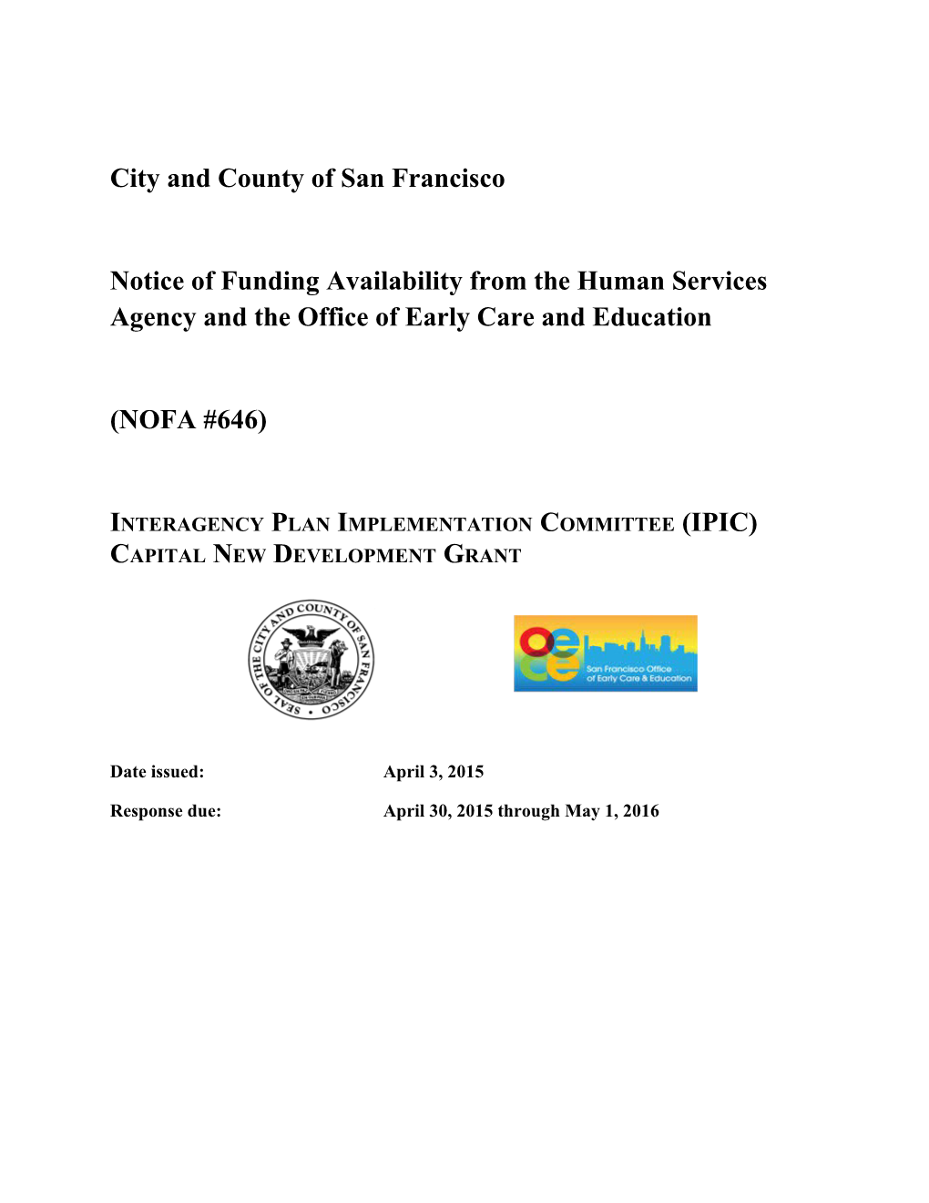 City and County of San Francisco s3