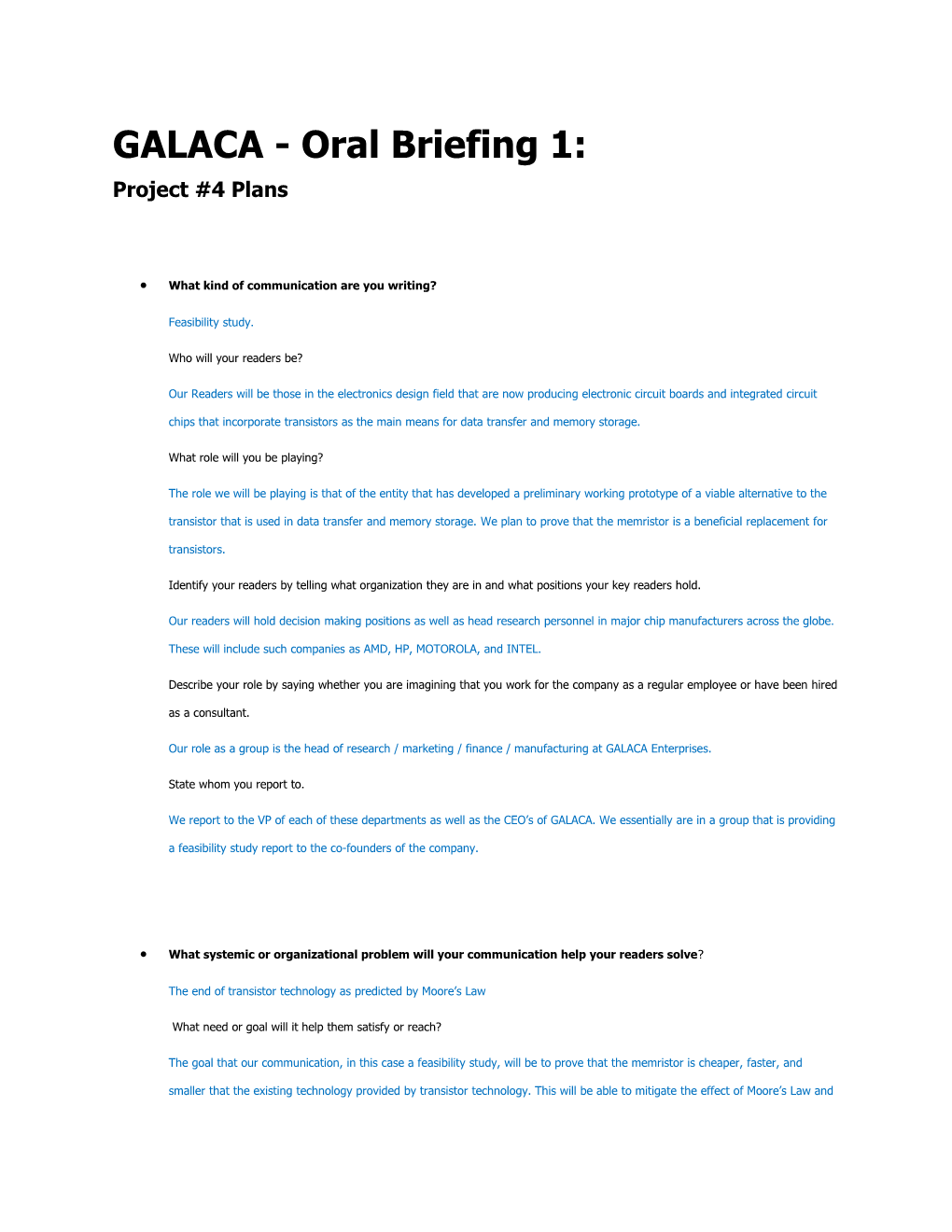 GALACA - Oral Briefing 1