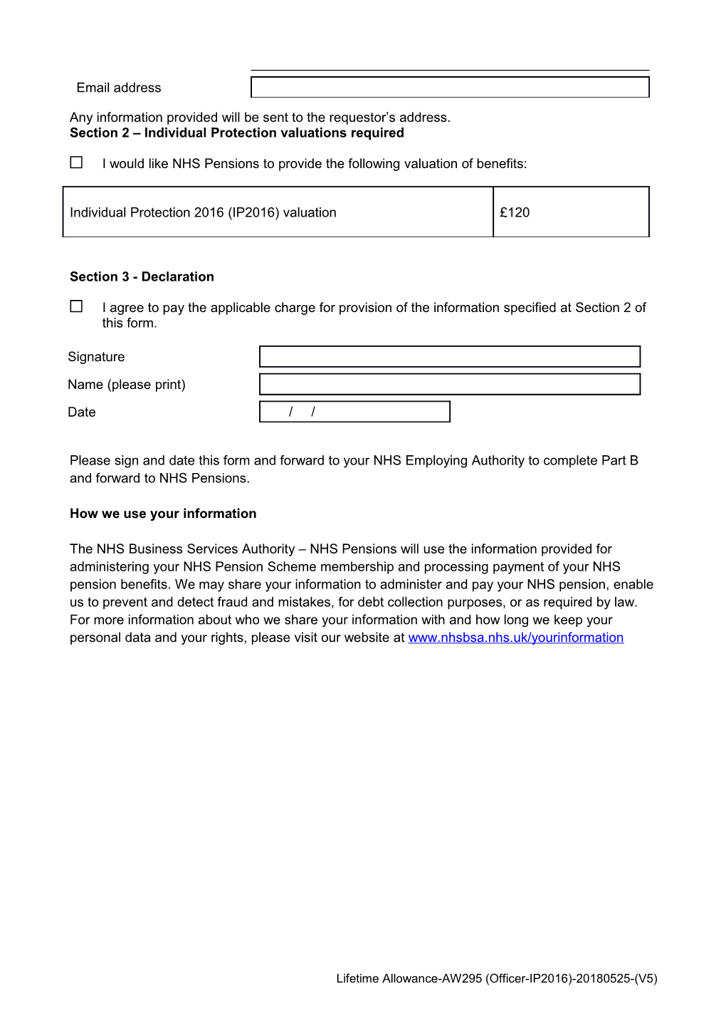 Not to Be Used by General Medical, Dental Or Ophthalmic Practitioners, Please Use Form