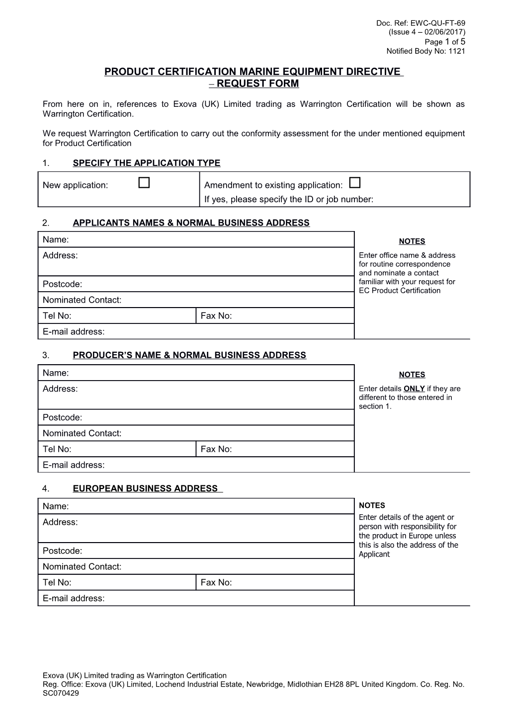 Product Certification Marine Equipment Directive