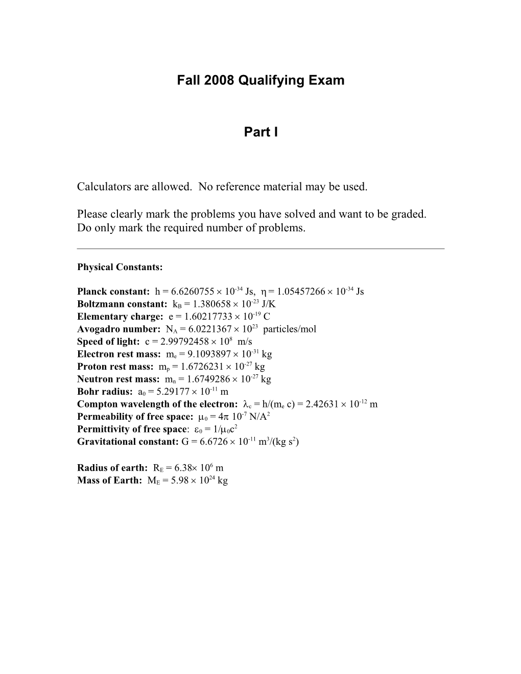 Fall 2007 Qualifying Exam s2