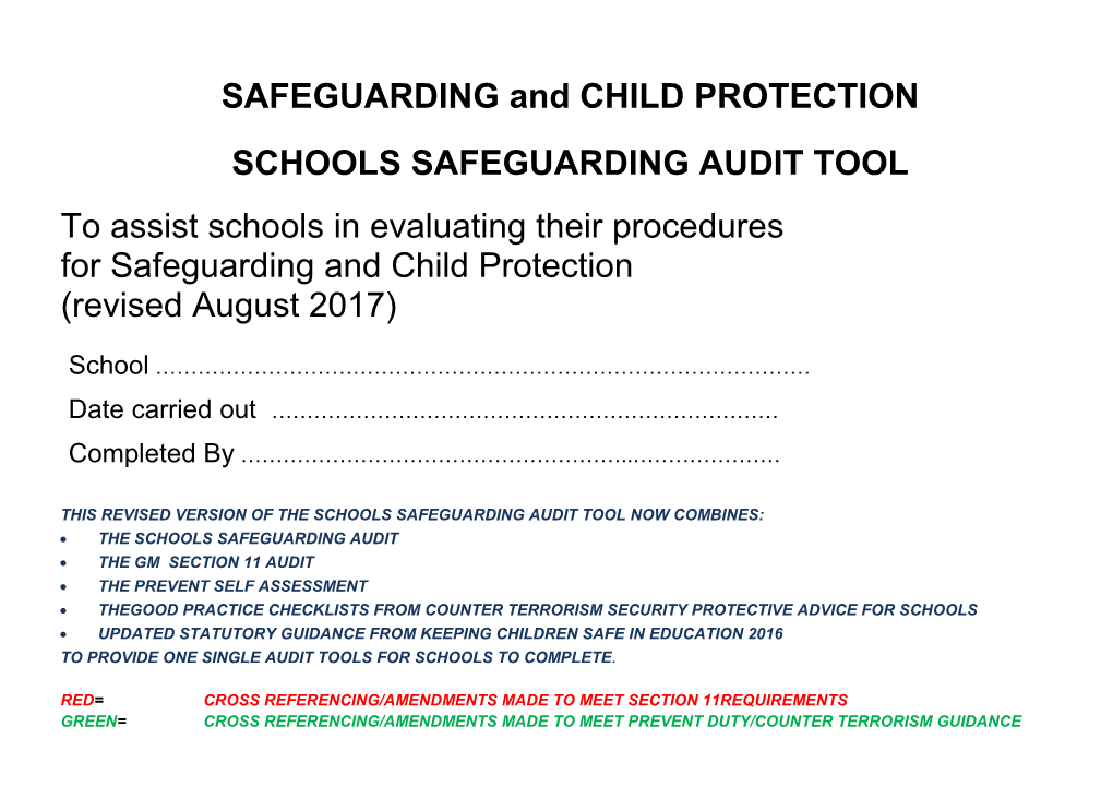 SAFEGUARDING and CHILD PROTECTION s1