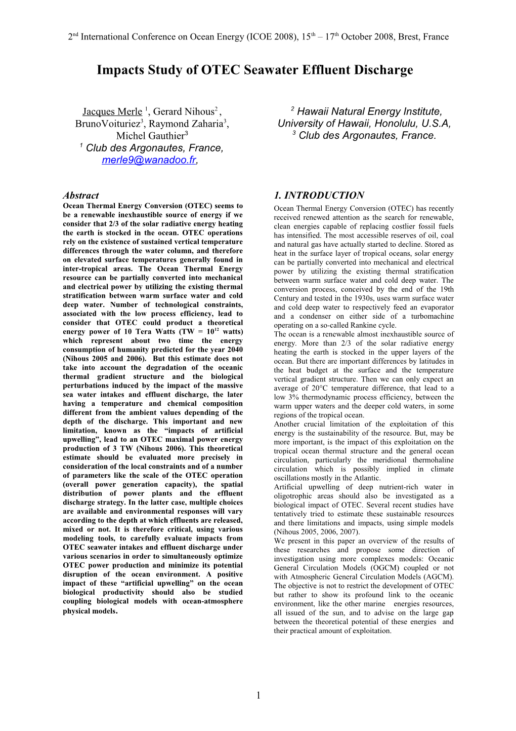 Preparation of Camera-Ready Papers in Two-Columns Format