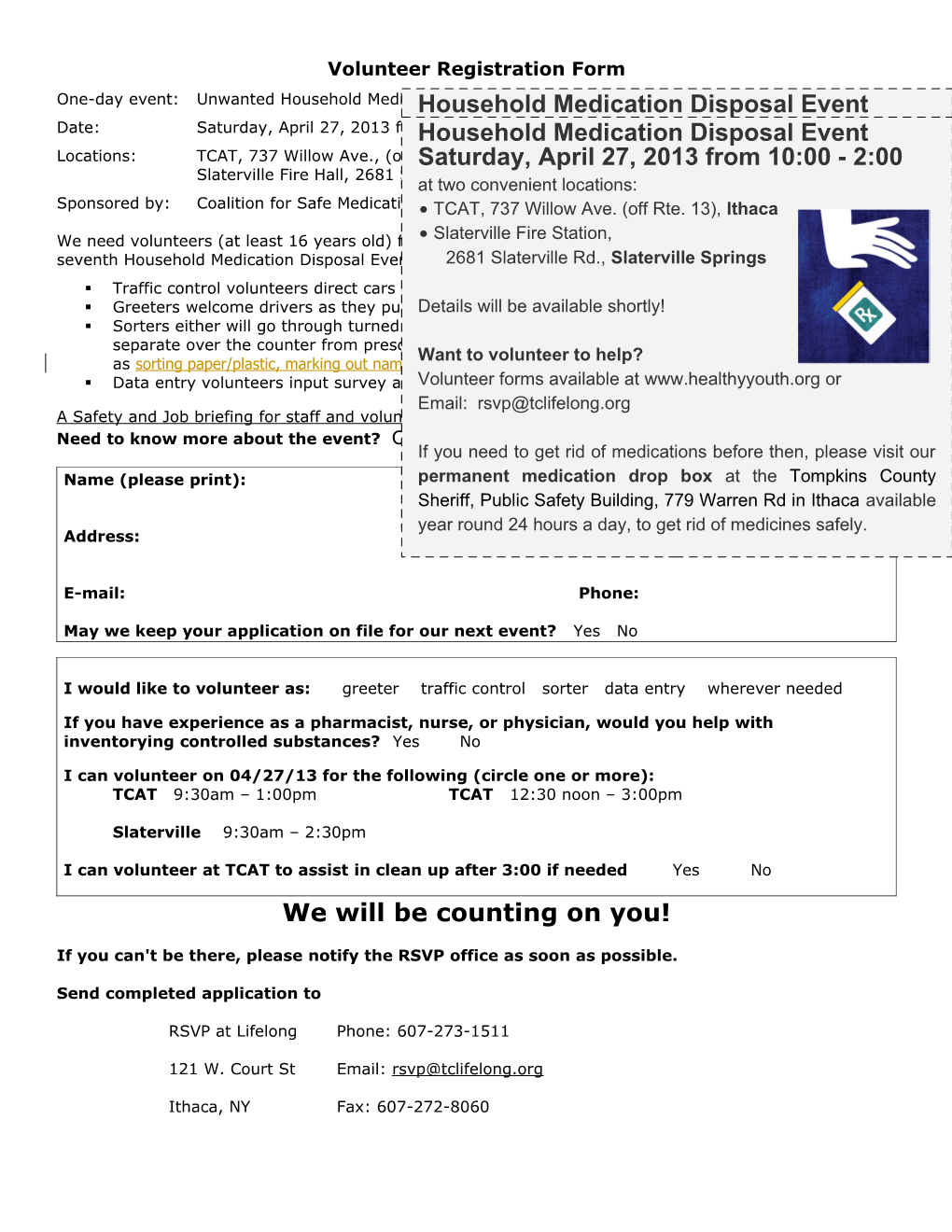 Volunteer Registration Form s1