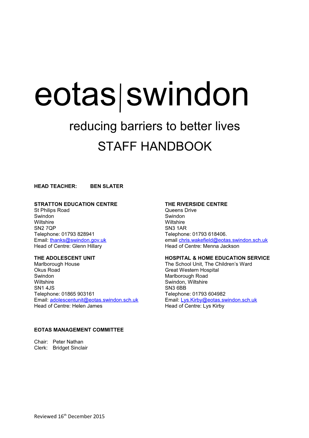 Reducing Barriers to Better Lives