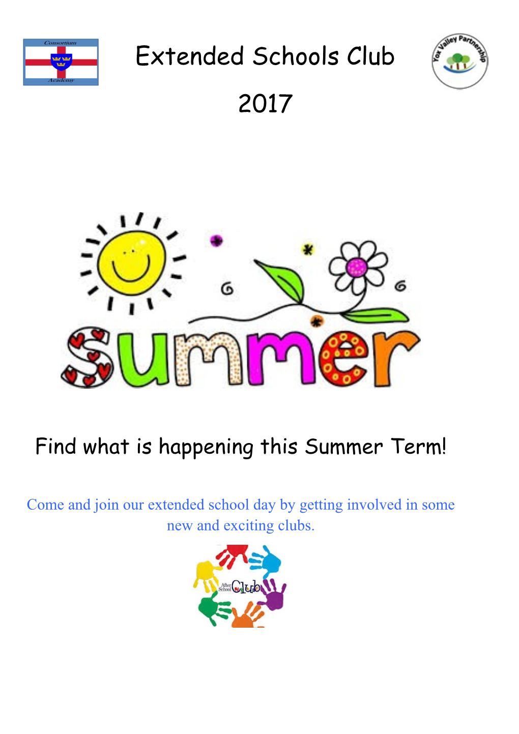 Find What Is Happening This Summer Term!