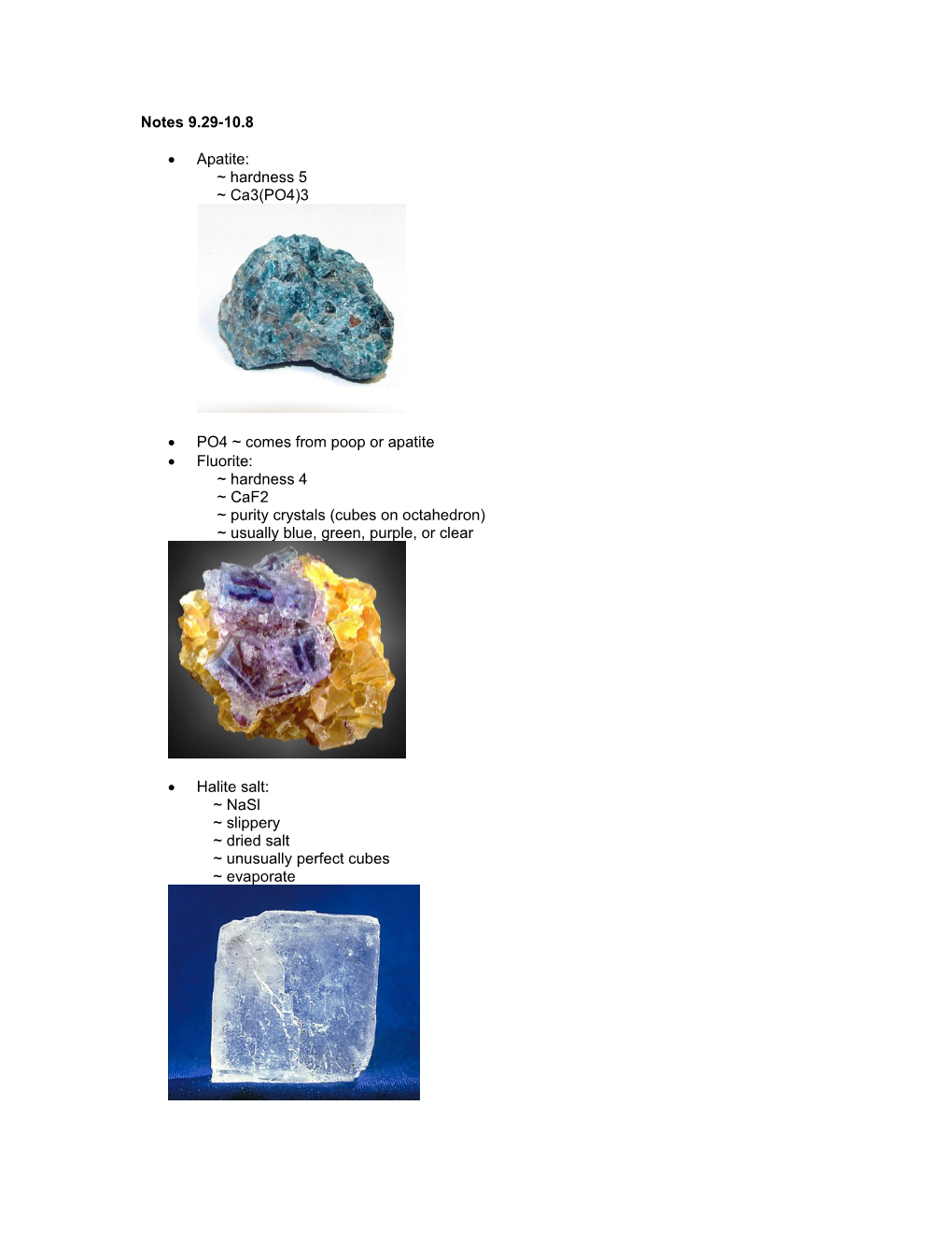 PO4 Comes from Poop Or Apatite