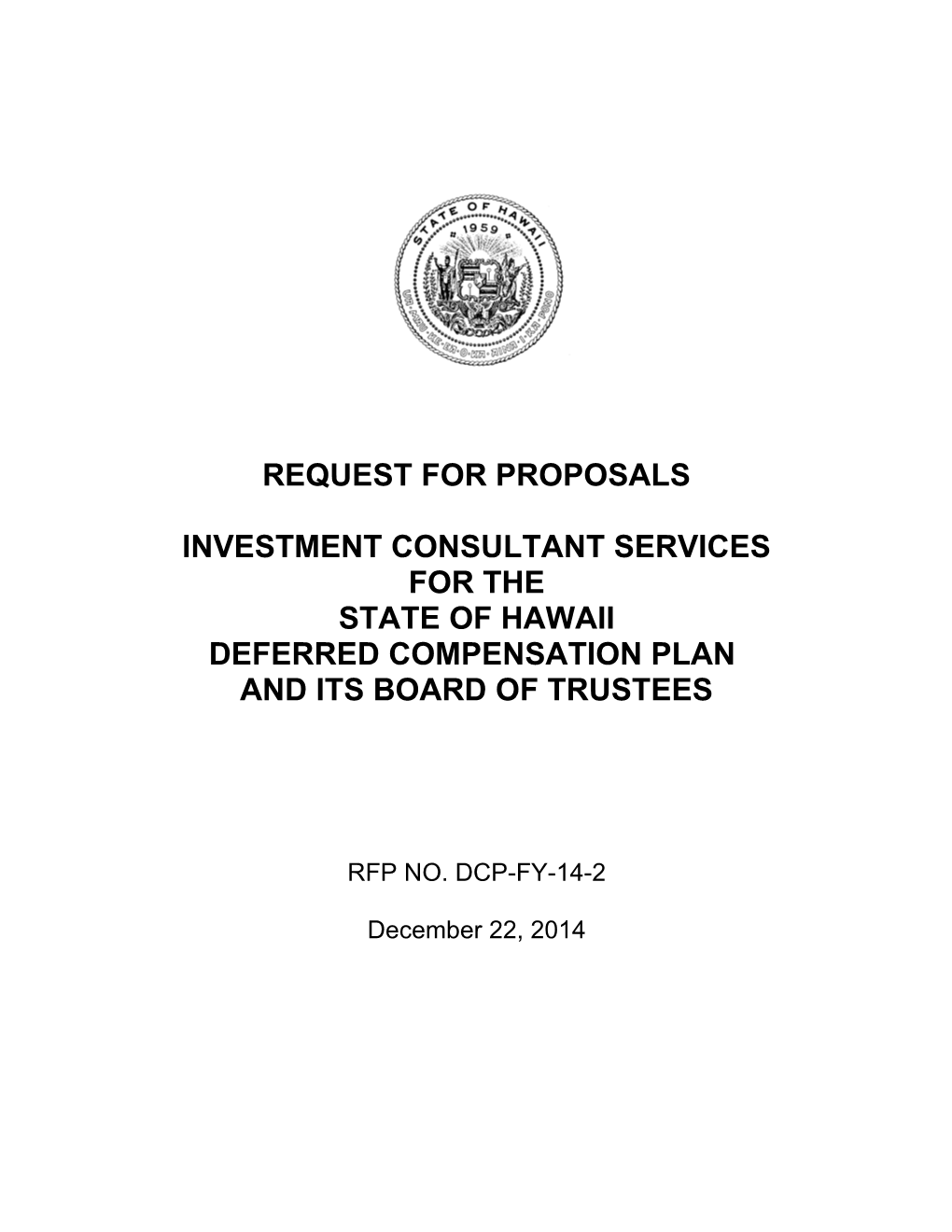 Request for Proposals s11