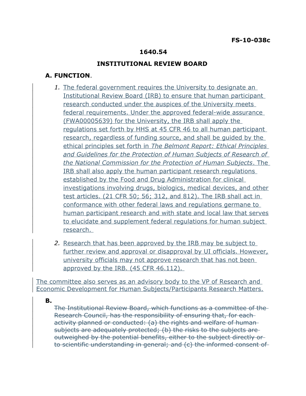 Institutional Review Board s2