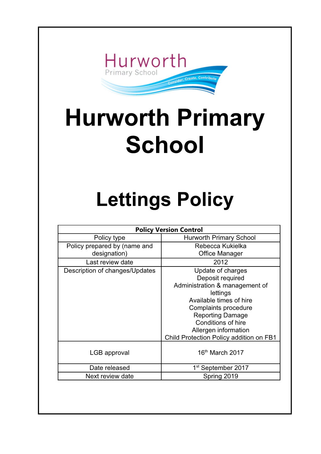 Hurworth Primary School
