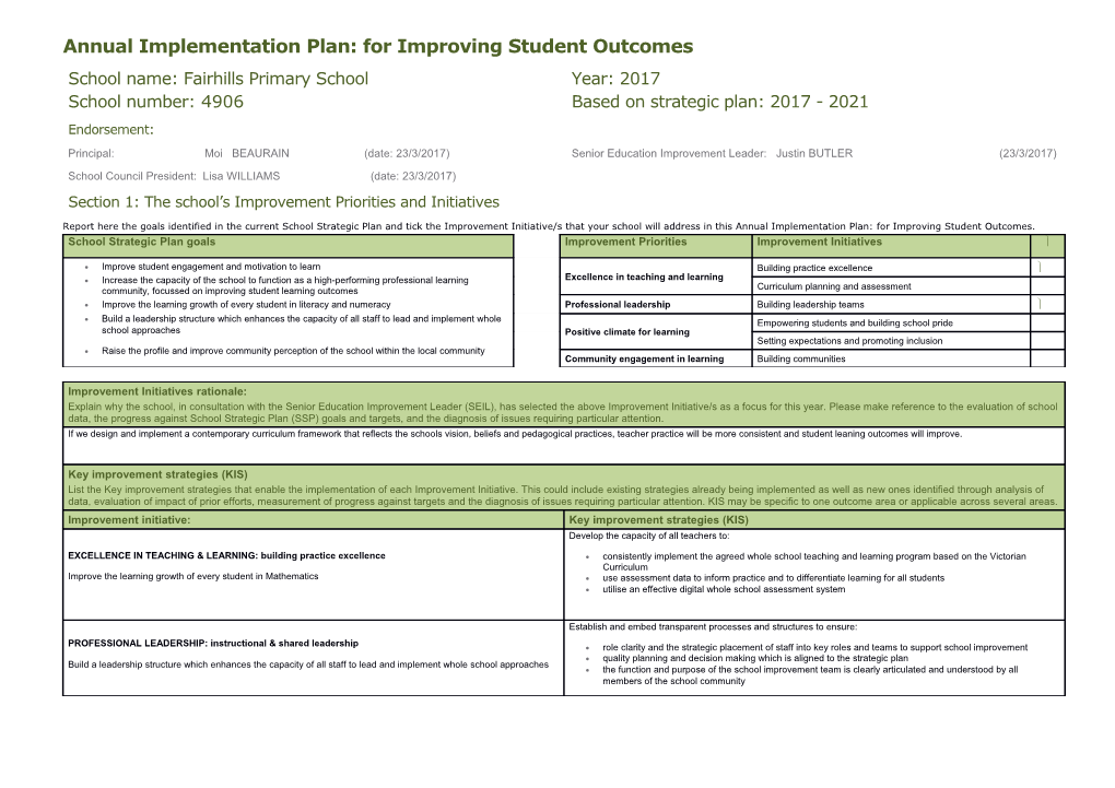 2017 School Annual Implementation Plan Tool s2