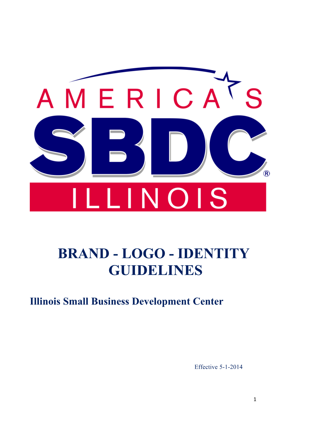 2014 America's SBDC ILLINOIS Brand Guidelines
