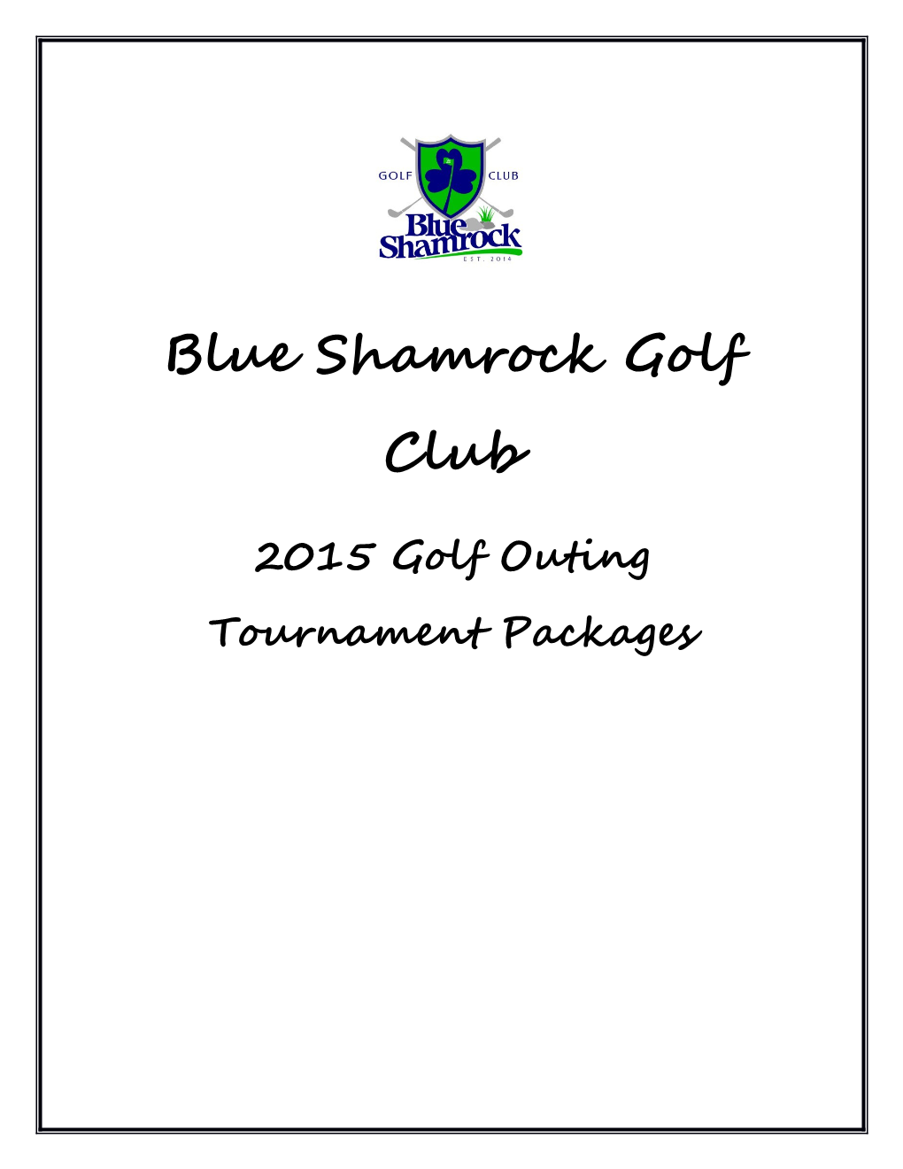 Blue Shamrock Golf Club