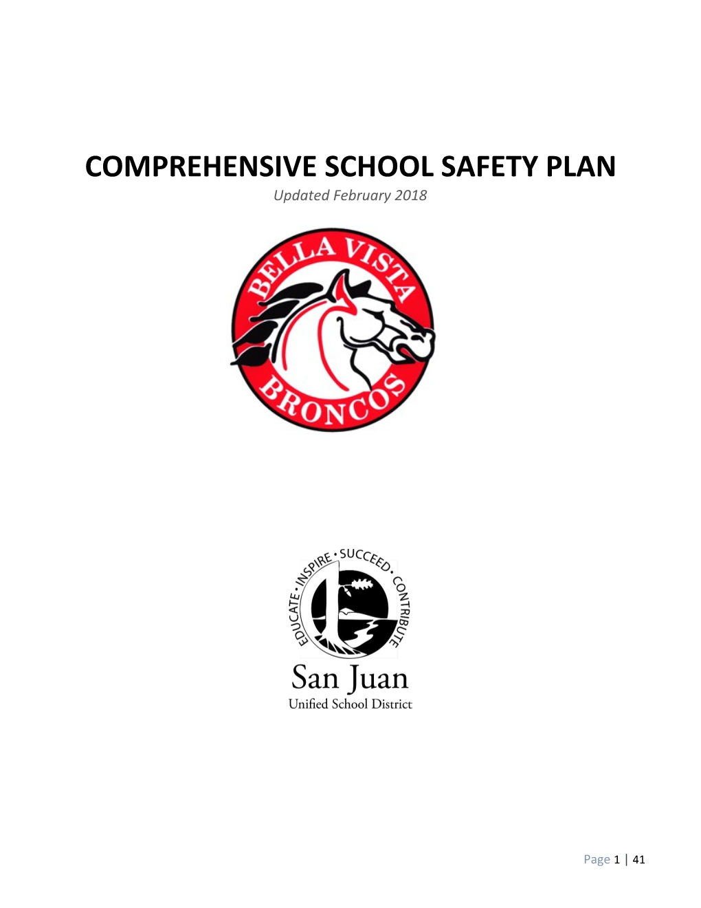 Comprehensive School Safety Plan