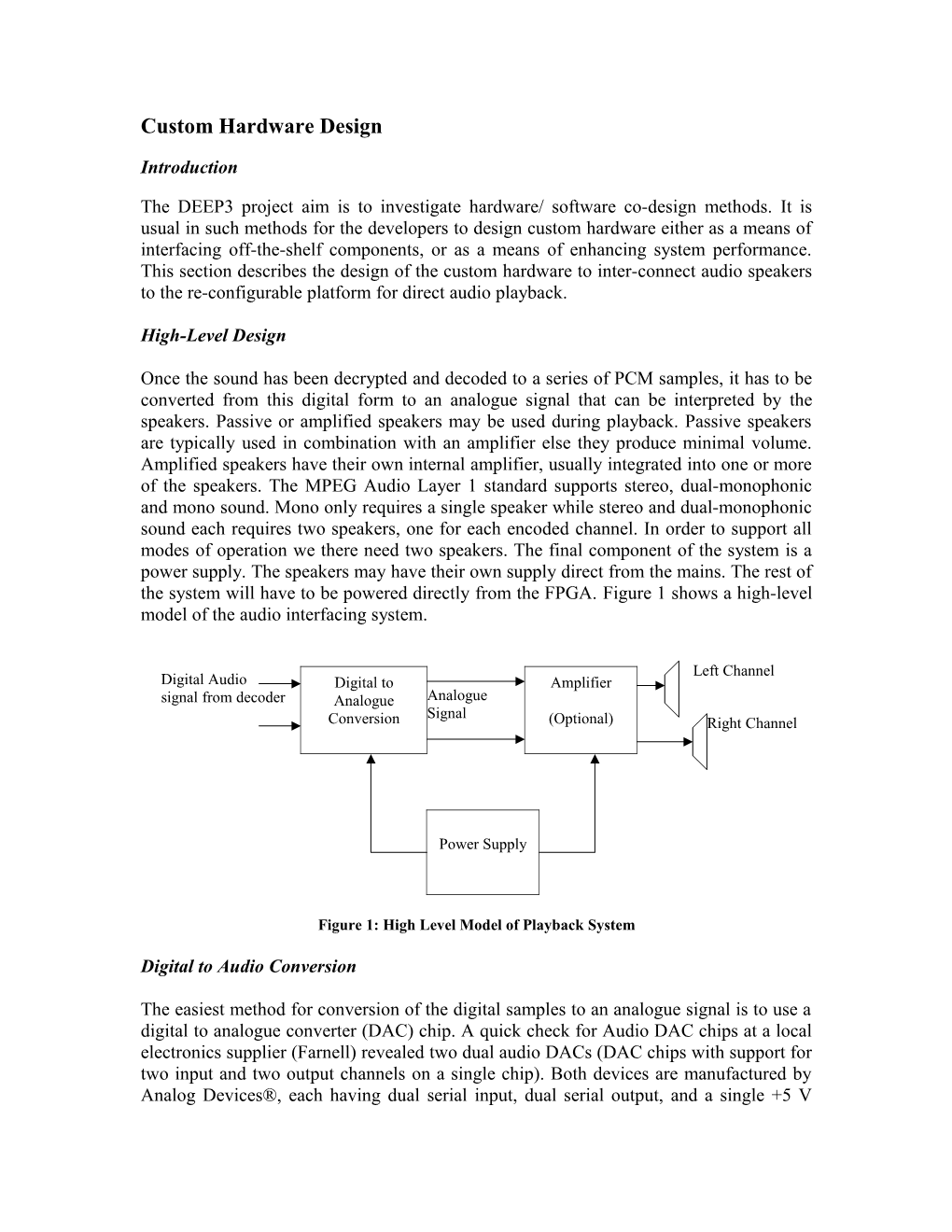 Custom Hardware Design