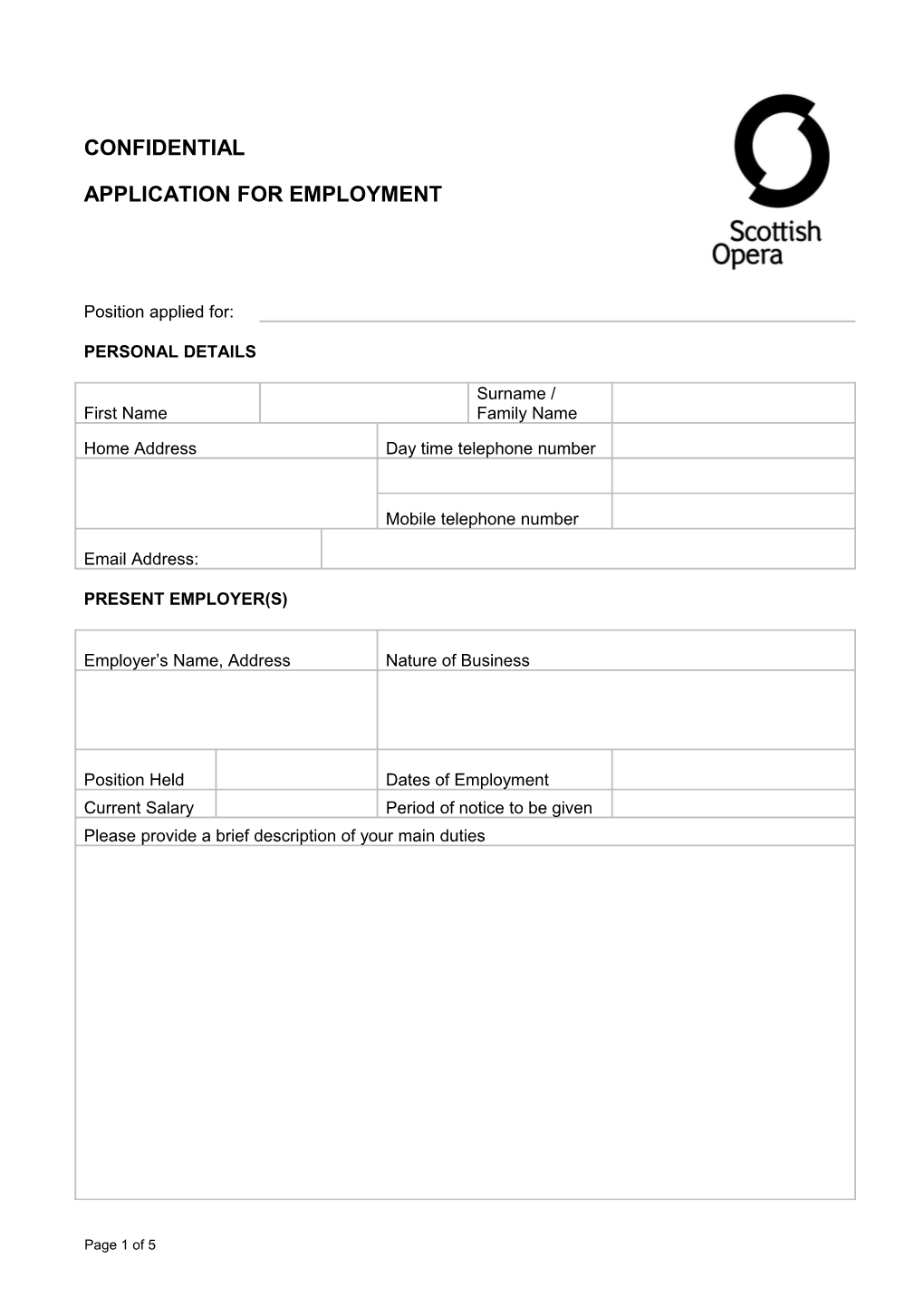 Application for Employment s163